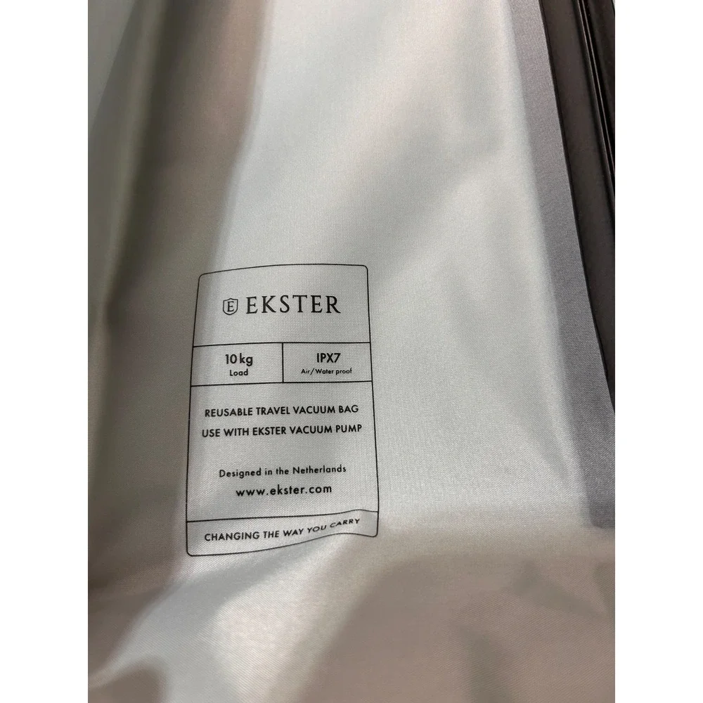 Lot of 2 Ekster Travel Pack Vacuum Bag Travel Compression Storage Bags 25